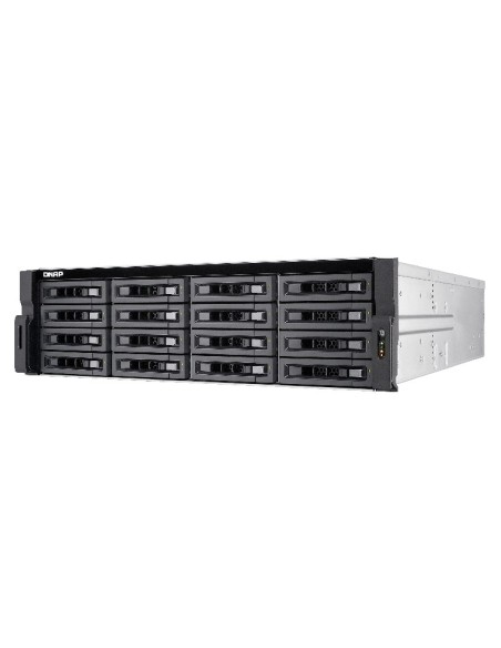 QNAP TS-EC1680U R2 NAS Armadio (3U) Collegamento ethernet LAN Nero, Grigio E3-1246V3