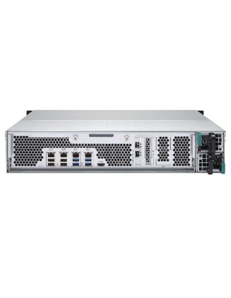 QNAP TS-EC880U R2 NAS Armadio (2U) Collegamento ethernet LAN Nero, Grigio E3-1246V3
