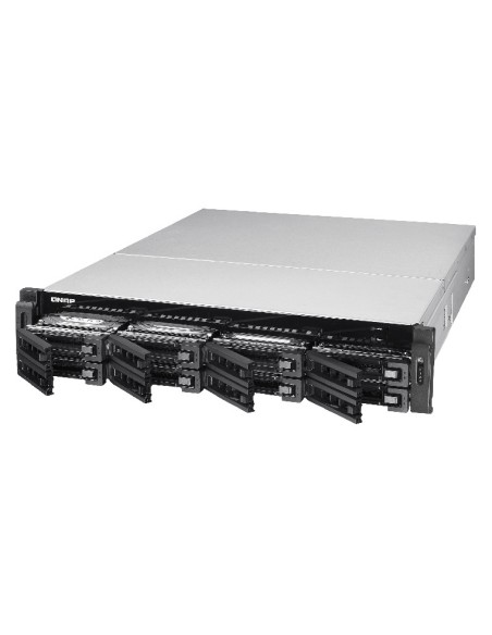 QNAP TS-EC880U R2 NAS Armadio (2U) Collegamento ethernet LAN Nero, Grigio E3-1246V3