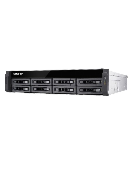 QNAP TS-EC880U R2 NAS Armadio (2U) Collegamento ethernet LAN Nero, Grigio E3-1246V3