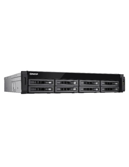 QNAP TS-EC880U R2 NAS Armadio (2U) Collegamento ethernet LAN Nero, Grigio E3-1246V3