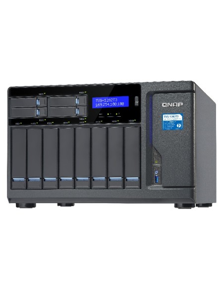 QNAP TVS-1282T3 NAS Tower Collegamento ethernet LAN Nero i7-7700
