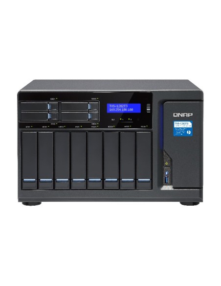 QNAP TVS-1282T3 NAS Tower Collegamento ethernet LAN Nero i7-7700