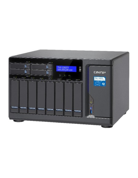 QNAP TVS-1282T3 NAS Tower Collegamento ethernet LAN Nero i7-7700