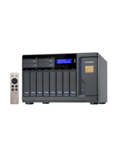 QNAP TVS-1282T NAS Tower Collegamento ethernet LAN Nero i5-6500