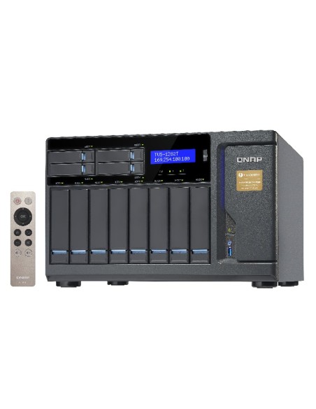 QNAP TVS-1282T NAS Tower Collegamento ethernet LAN Nero i5-6500