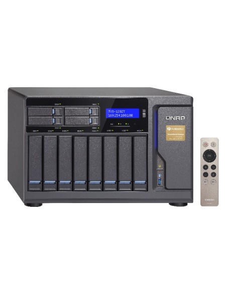 QNAP TVS-1282T NAS Tower Collegamento ethernet LAN Nero i5-6500