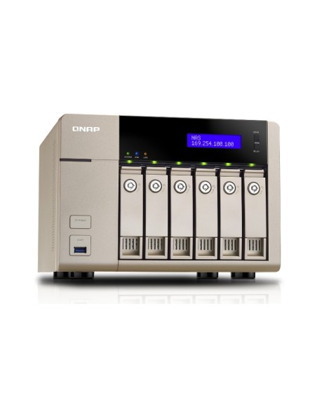 QNAP TVS-663 NAS Tower Collegamento ethernet LAN Oro