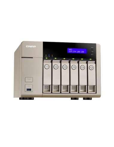 QNAP TVS-663 NAS Tower Collegamento ethernet LAN Oro