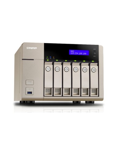 QNAP TVS-663 NAS Tower Collegamento ethernet LAN Oro