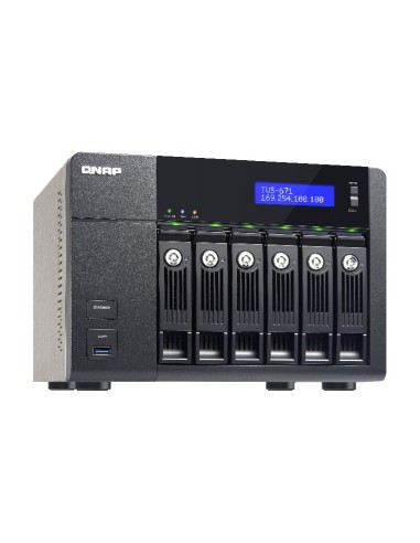 QNAP TVS-671 NAS Tower Collegamento ethernet LAN Nero i3-4150