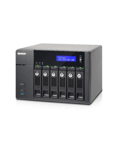 QNAP TVS-671 NAS Tower Collegamento ethernet LAN Nero i3-4150