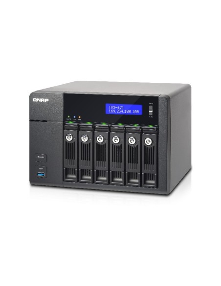 QNAP TVS-671 NAS Tower Collegamento ethernet LAN Nero i3-4150