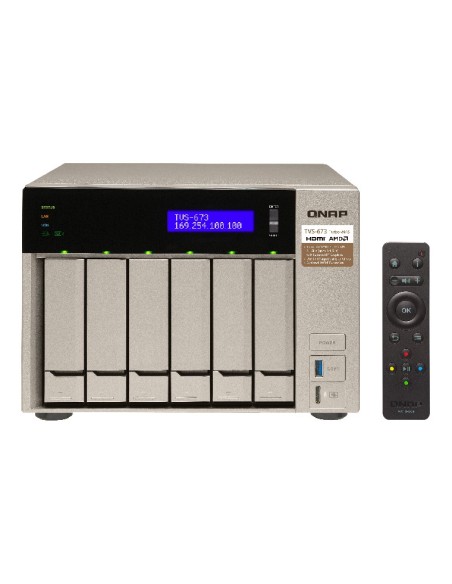 QNAP TVS-673 NAS Tower Collegamento ethernet LAN Oro RX-421BD
