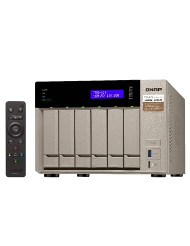 QNAP TVS-673 NAS Tower Collegamento ethernet LAN Oro RX-421BD