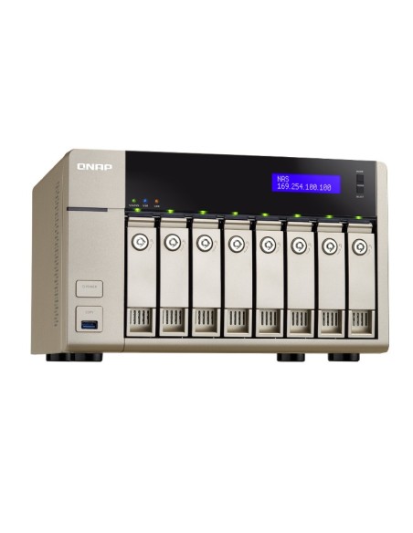 QNAP TVS-863 NAS Tower Collegamento ethernet LAN Oro