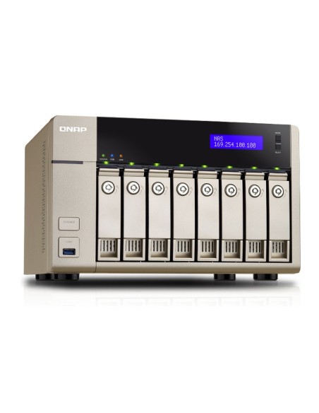 QNAP TVS-863 NAS Tower Collegamento ethernet LAN Oro
