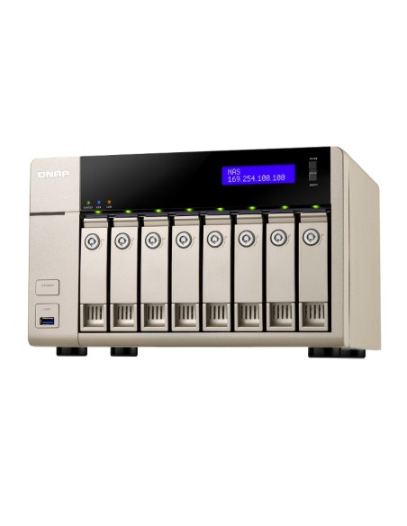 QNAP TVS-863 NAS Tower Collegamento ethernet LAN Oro