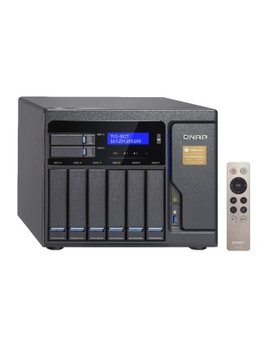 QNAP TVS-882T NAS Tower Collegamento ethernet LAN Nero i5-6500