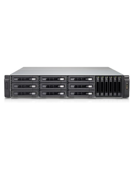 QNAP TVS-EC1580MU-SAS-RP R2 NAS Armadio (2U) Collegamento ethernet LAN Nero E3-1246V3