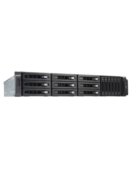 QNAP TVS-EC1580MU-SAS-RP R2 NAS Armadio (2U) Collegamento ethernet LAN Nero E3-1246V3