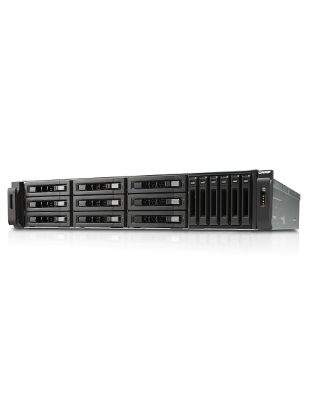 QNAP TVS-EC1580MU-SAS-RP R2 NAS Armadio (2U) Collegamento ethernet LAN Nero E3-1246V3