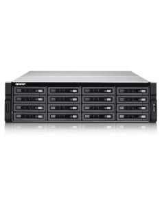 QNAP TVS-EC1680U-SAS-RP R2 NAS Armadio (3U) Collegamento ethernet LAN Nero E3-1246V3