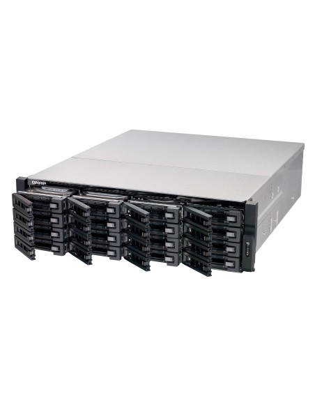QNAP TVS-EC1680U-SAS-RP R2 NAS Armadio (3U) Collegamento ethernet LAN Nero E3-1246V3