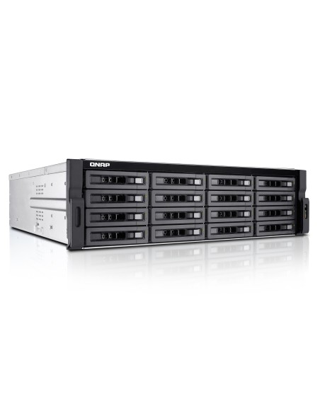 QNAP TVS-EC1680U-SAS-RP R2 NAS Armadio (3U) Collegamento ethernet LAN Nero E3-1246V3