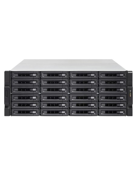 QNAP TVS-EC2480U-SAS-RP R2 NAS Armadio (4U) Collegamento ethernet LAN Nero, Grigio E3-1246V3
