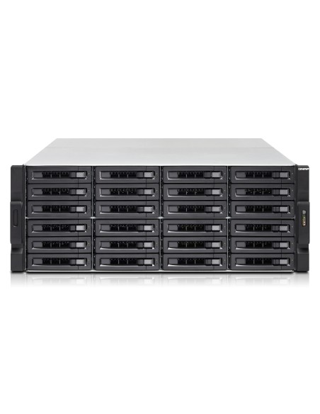 QNAP TVS-EC2480U-SAS-RP R2 NAS Armadio (4U) Collegamento ethernet LAN Nero, Grigio E3-1246V3