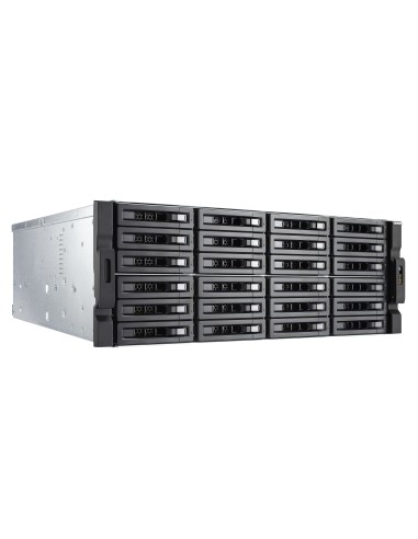 QNAP TVS-EC2480U-SAS-RP R2 NAS Armadio (4U) Collegamento ethernet LAN Nero, Grigio E3-1246V3