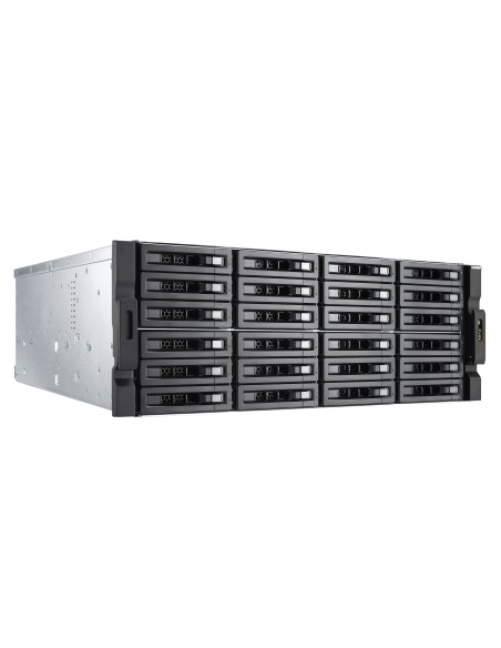 QNAP TVS-EC2480U-SAS-RP R2 NAS Armadio (4U) Collegamento ethernet LAN Nero, Grigio E3-1246V3