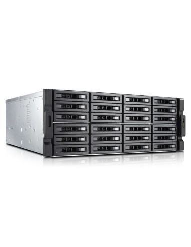 QNAP TVS-EC2480U-SAS-RP R2 NAS Armadio (4U) Collegamento ethernet LAN Nero, Grigio E3-1246V3