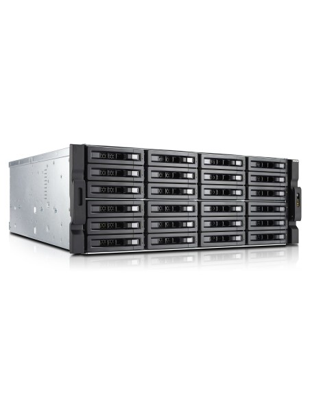 QNAP TVS-EC2480U-SAS-RP R2 NAS Armadio (4U) Collegamento ethernet LAN Nero, Grigio E3-1246V3