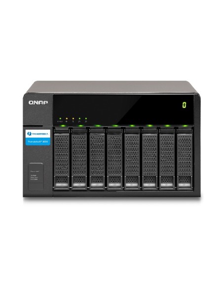 QNAP TX-800P array di dischi Nero