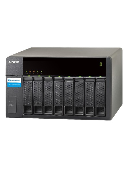 QNAP TX-800P array di dischi Nero