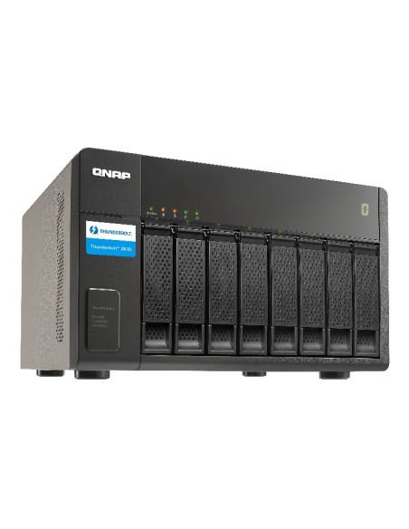QNAP TX-800P array di dischi Nero