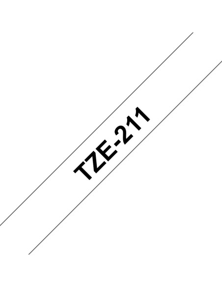 Brother TZe211 nastro per etichettatrice Nero su bianco TZe