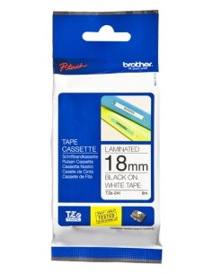 Brother TZe241 nastro per etichettatrice Nero su bianco TZe