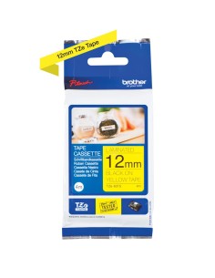 Brother TZE-631S nastro per etichettatrice Nero su giallo 2