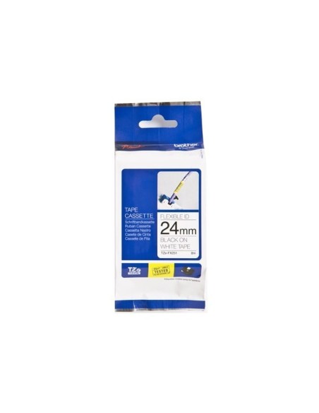 Brother TZe-FX251 nastro per etichettatrice Nero su bianco