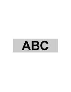 Brother Matt Laminated Labelling Tape - 36mm, Black Silver nastro per etichettatrice TZ