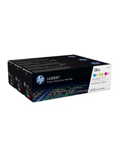 HP Confezione da 3 cartucce Toner originali ciano magenta giallo LaserJet 131A