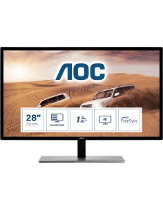 AOC 79 Series U2879VF Monitor PC 71,1 cm (28") 3840 x 2160 Pixel 4K Ultra HD LCD Nero, Argento