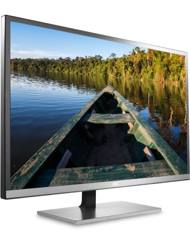 AOC 77 Series U3277FWQ Monitor PC 81,3 cm (32") 3840 x 2160 Pixel 4K Ultra HD LED Nero, Argento