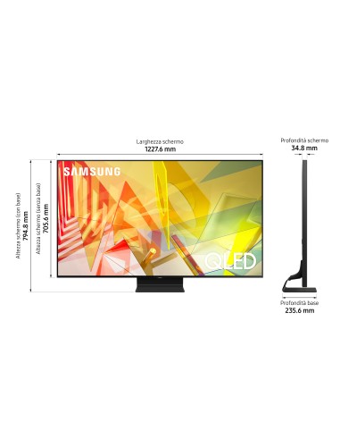 Samsung Series 9 QE55Q90TAT 139,7 cm (55") 4K Ultra HD Smart TV Wi-Fi Nero