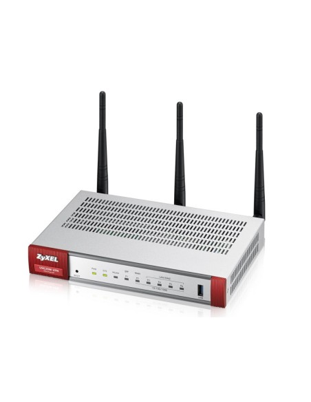 Zyxel USG20W-VPN-EU0101F router wireless Gigabit Ethernet Dual-band (2.4 GHz 5 GHz) 4G Grigio, Rosso