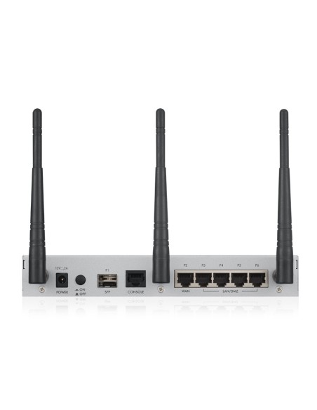 Zyxel USG20W-VPN-EU0101F router wireless Gigabit Ethernet Dual-band (2.4 GHz 5 GHz) 4G Grigio, Rosso