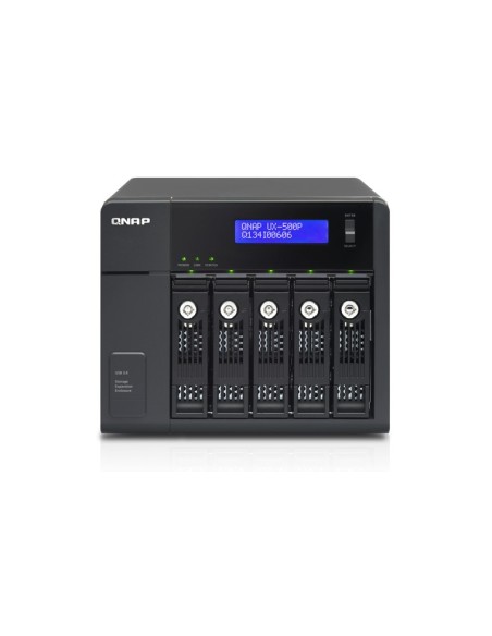 QNAP UX-500P contenitore di unità di archiviazione Box esterno HDD Nero 2.5 3.5"